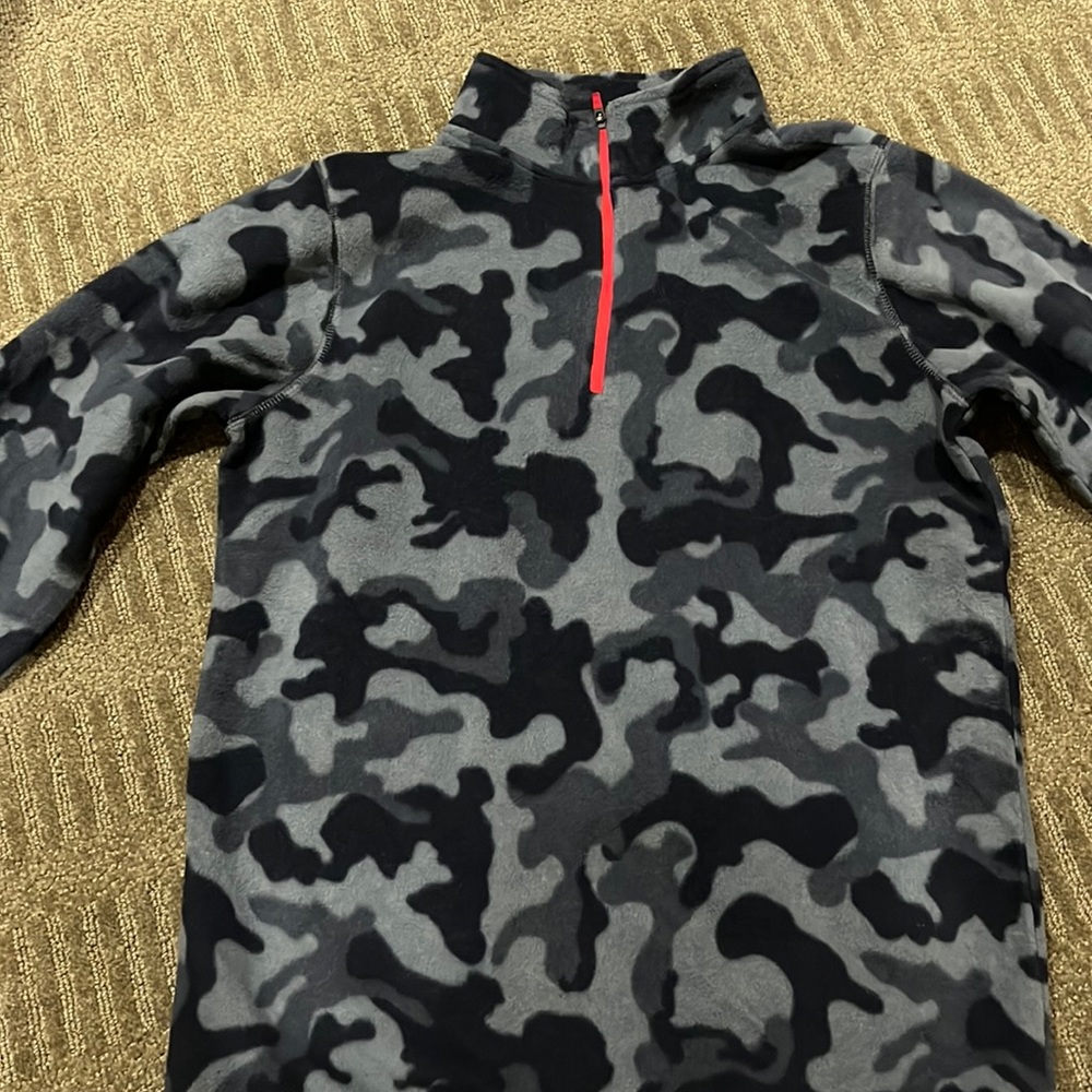 Tek Gear - 1/4 Zip Fleece - Camo - Boys XL - Worn Once